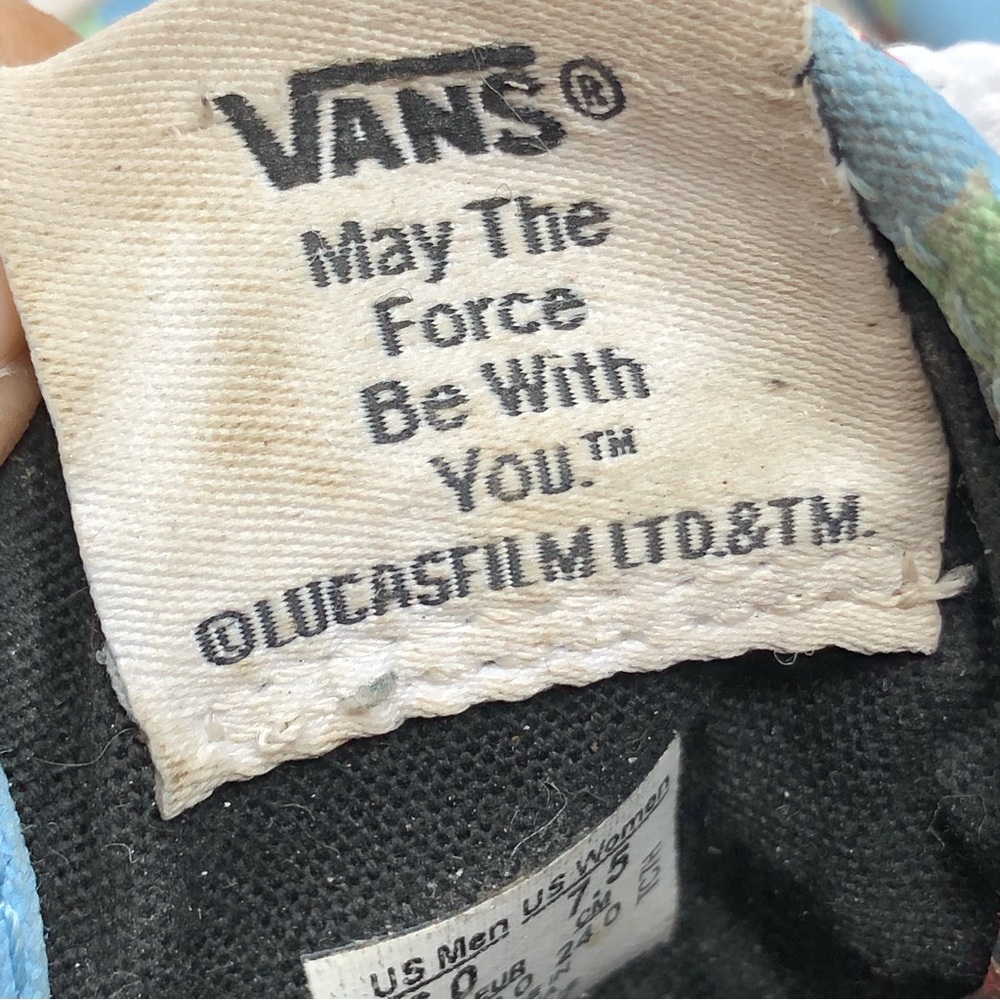 Vans x Star Wars Authentic Yoda Aloha Floral Print Sneakers Limited Edition - Picture 8 of 9